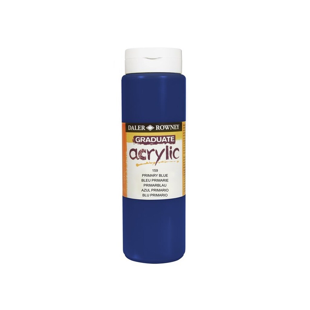 Daler-Rowney Graduate Acrylic 500 ml Primary Blue