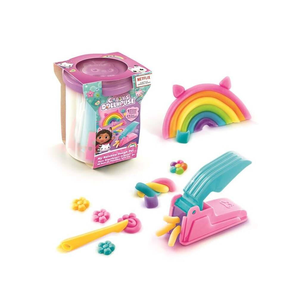 Gabby&apos;s Dollhouse My Rainbow Dough Pot