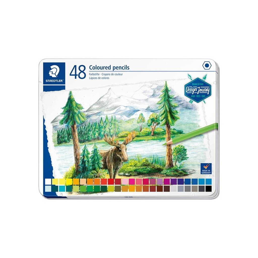 Staedtler Farveblyant 48 stk. ass. 100% PEFC