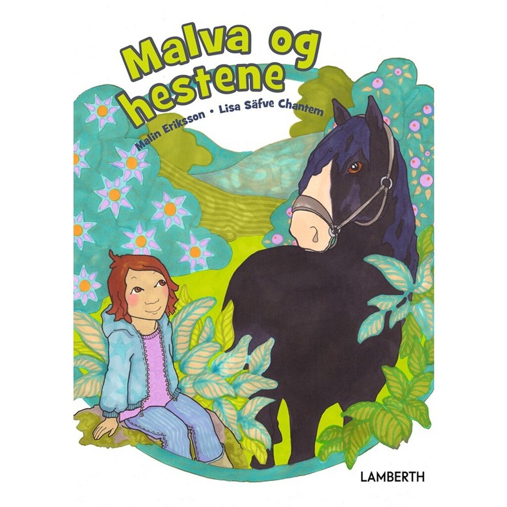 Malva og hestene - Børnebog - hardcover
