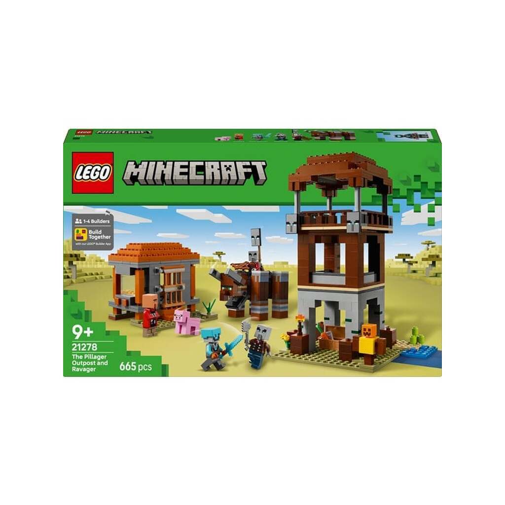LEGO Minecraft 21278 Røverforposten og ravager