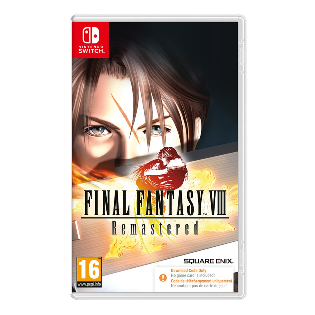 Final Fantasy VIII Remastered (Code in a Box) - Nintendo Switch - RPG