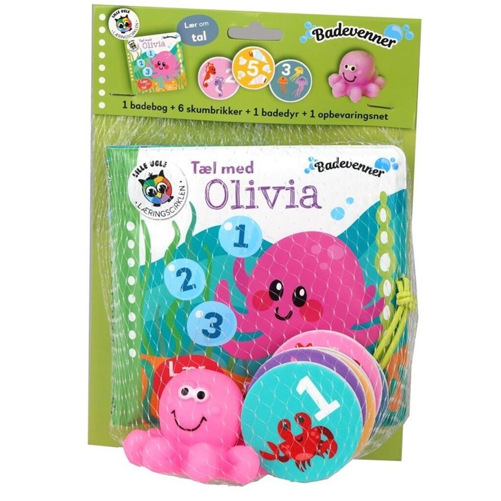 Badevenner - Tæl med Olivia - Børnebog - Board books
