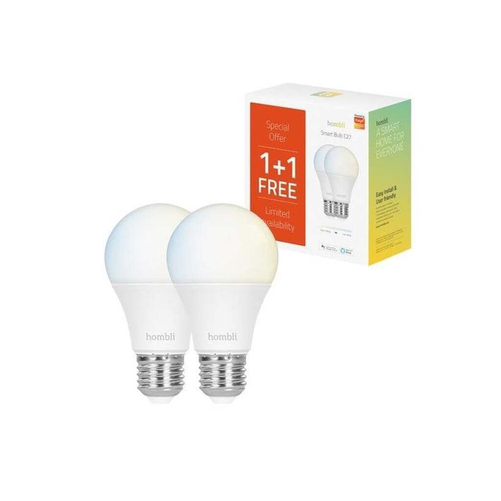 Hombli Smart Pære (9W) CCT  Promo Pack
