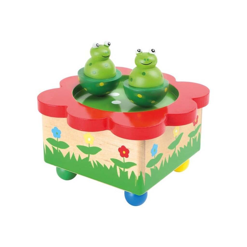 Small Foot - Wooden Music Box Frog