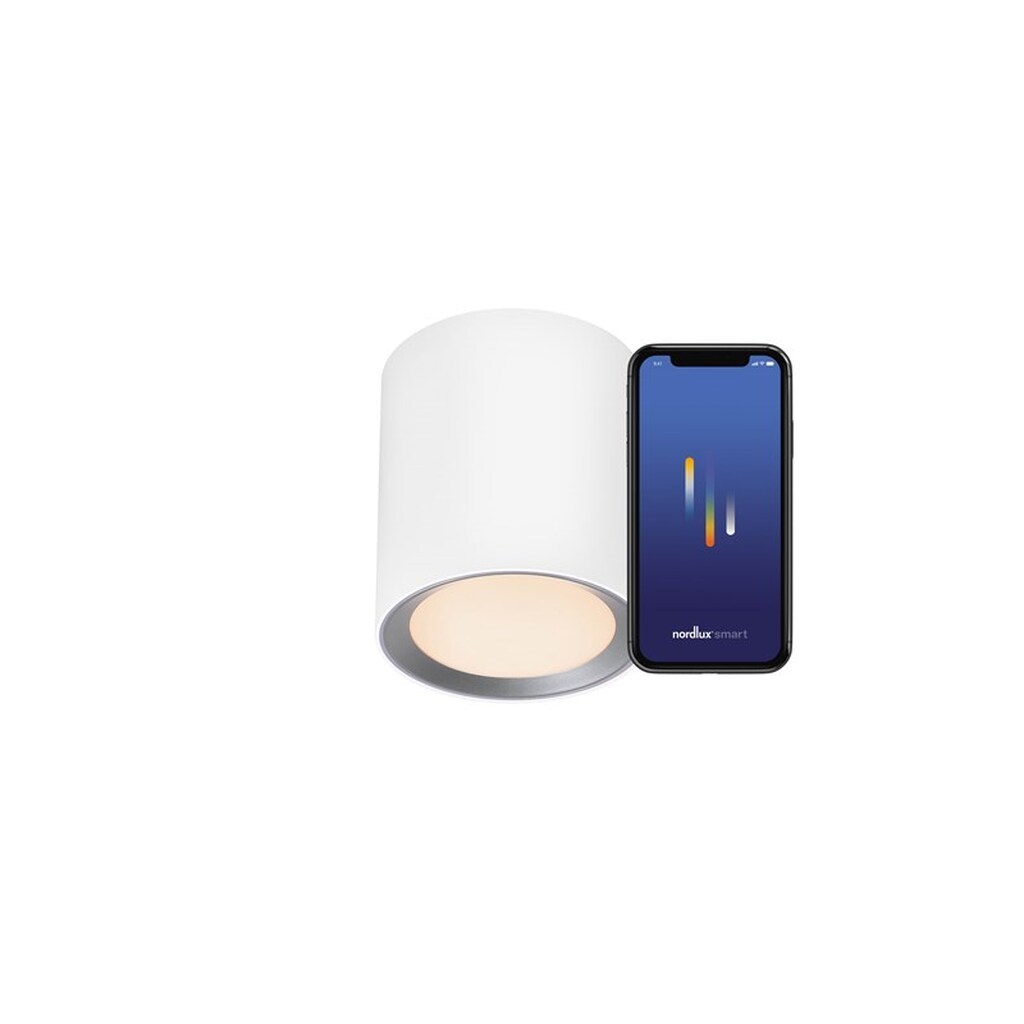 Nordlux Landon Long Smart Loftlampe 2700-6500K, Hvid