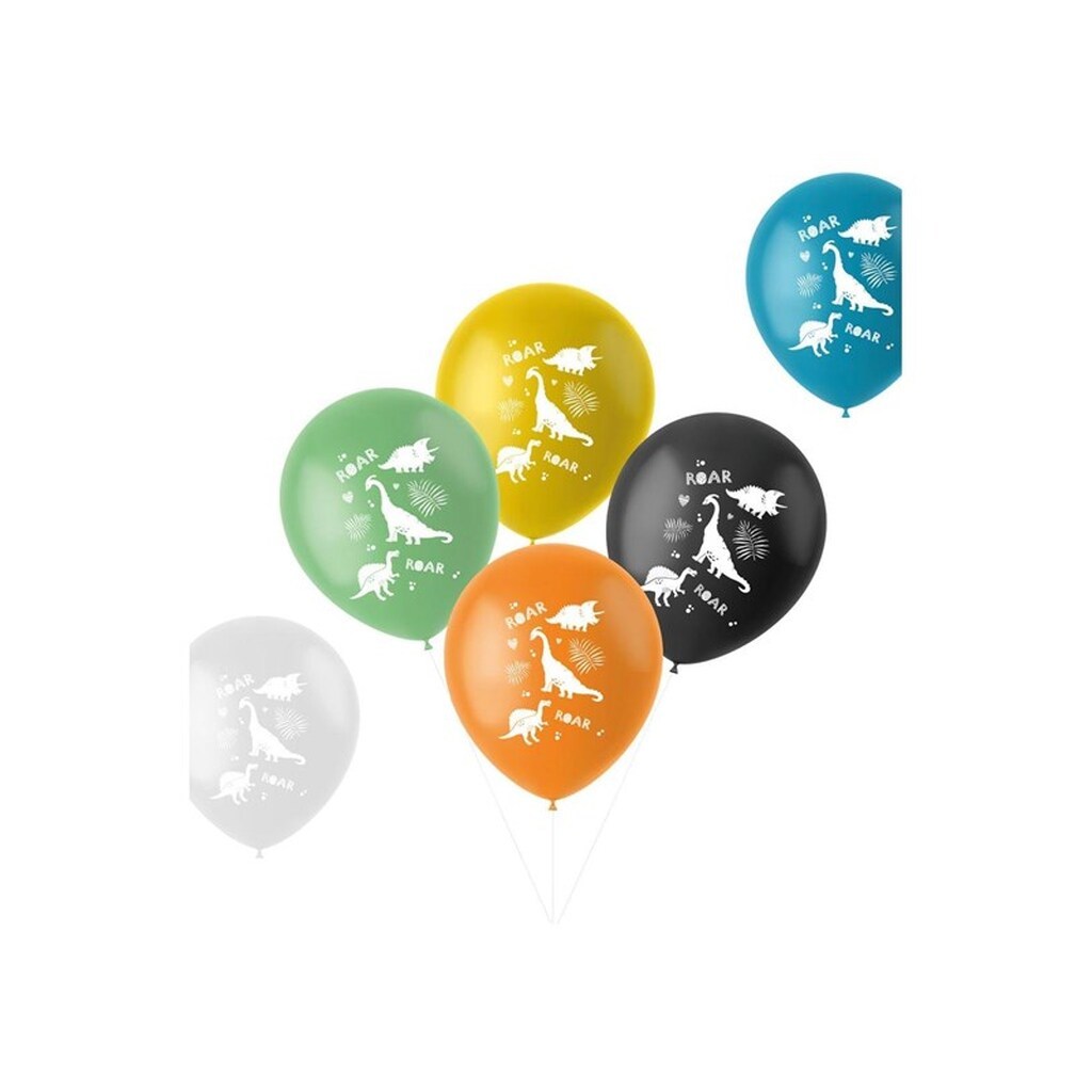 Folat BV Latex Balloons Dinosaur 33 cm 6 pcs.