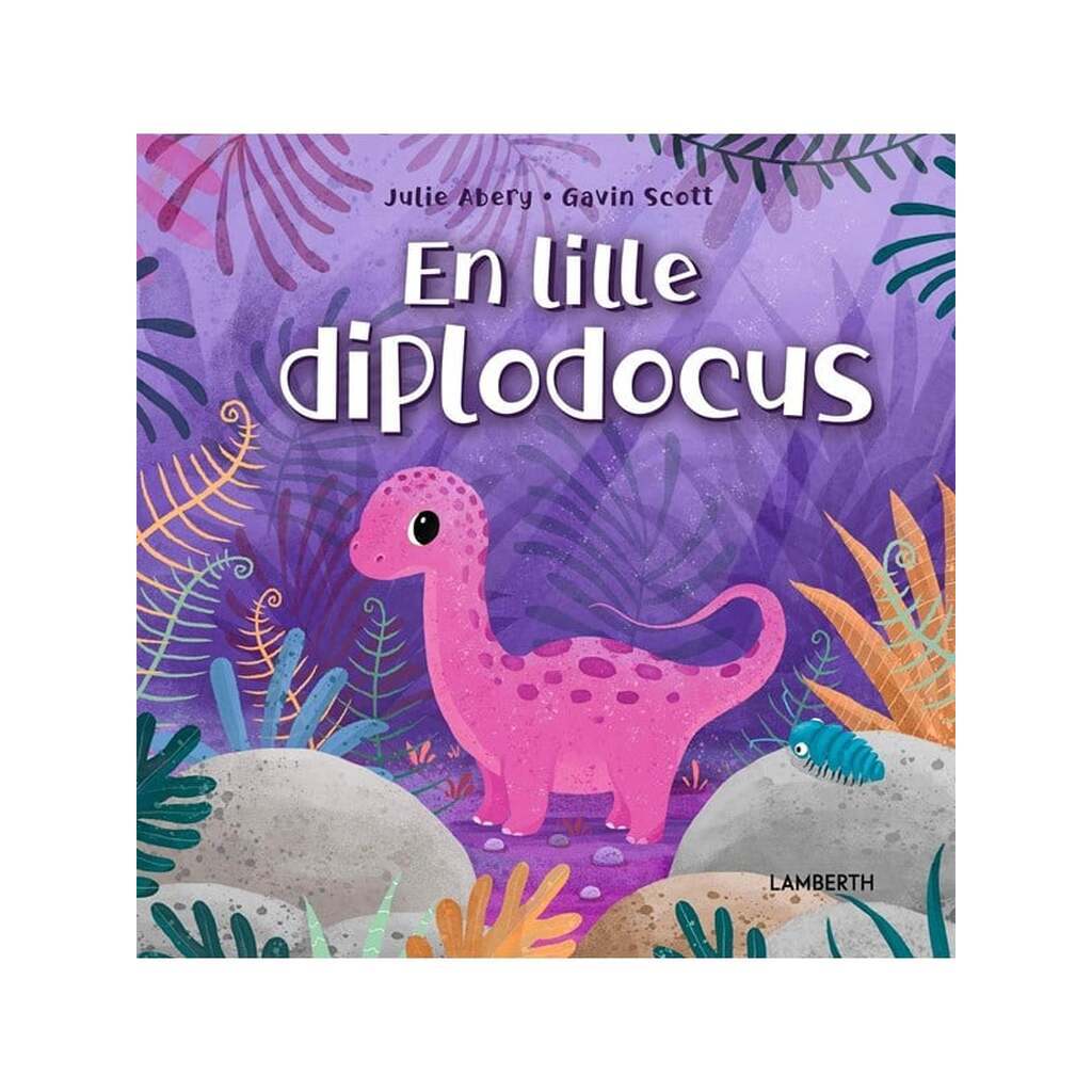 En lille diplodocus - Børnebog - Hardcover