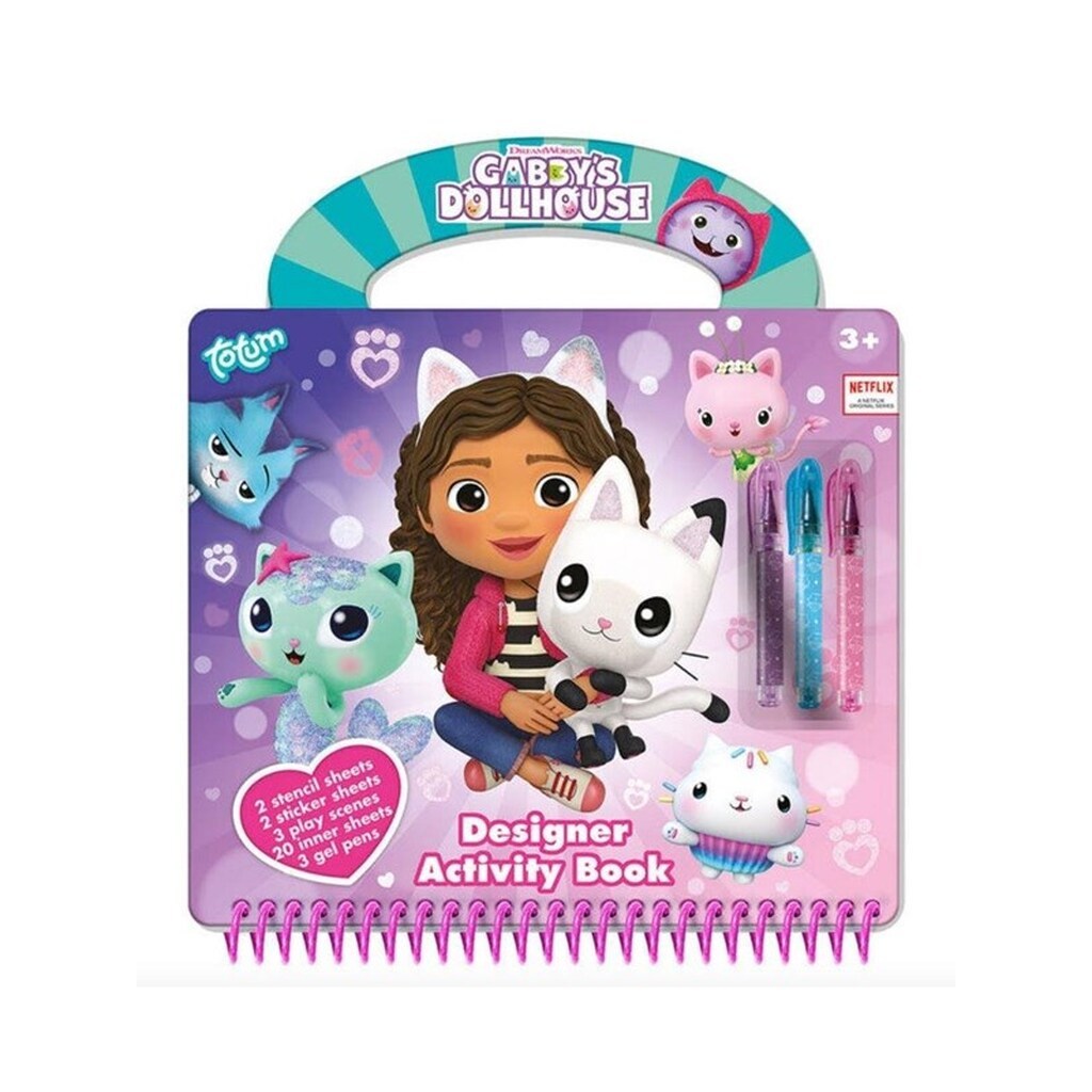 Totum GABBY´S DOLLHOUSE Designer Activity Book