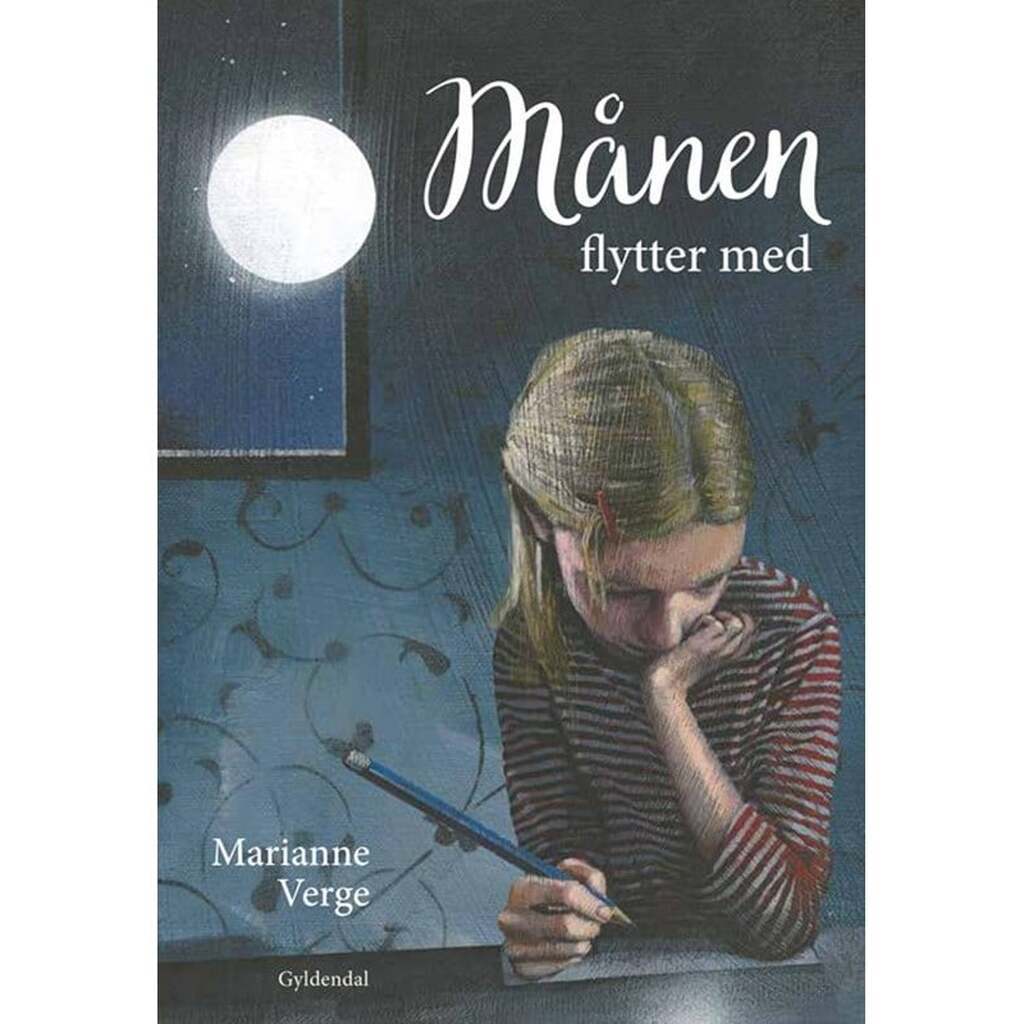 Månen flytter med - Børnebog - Hardcover