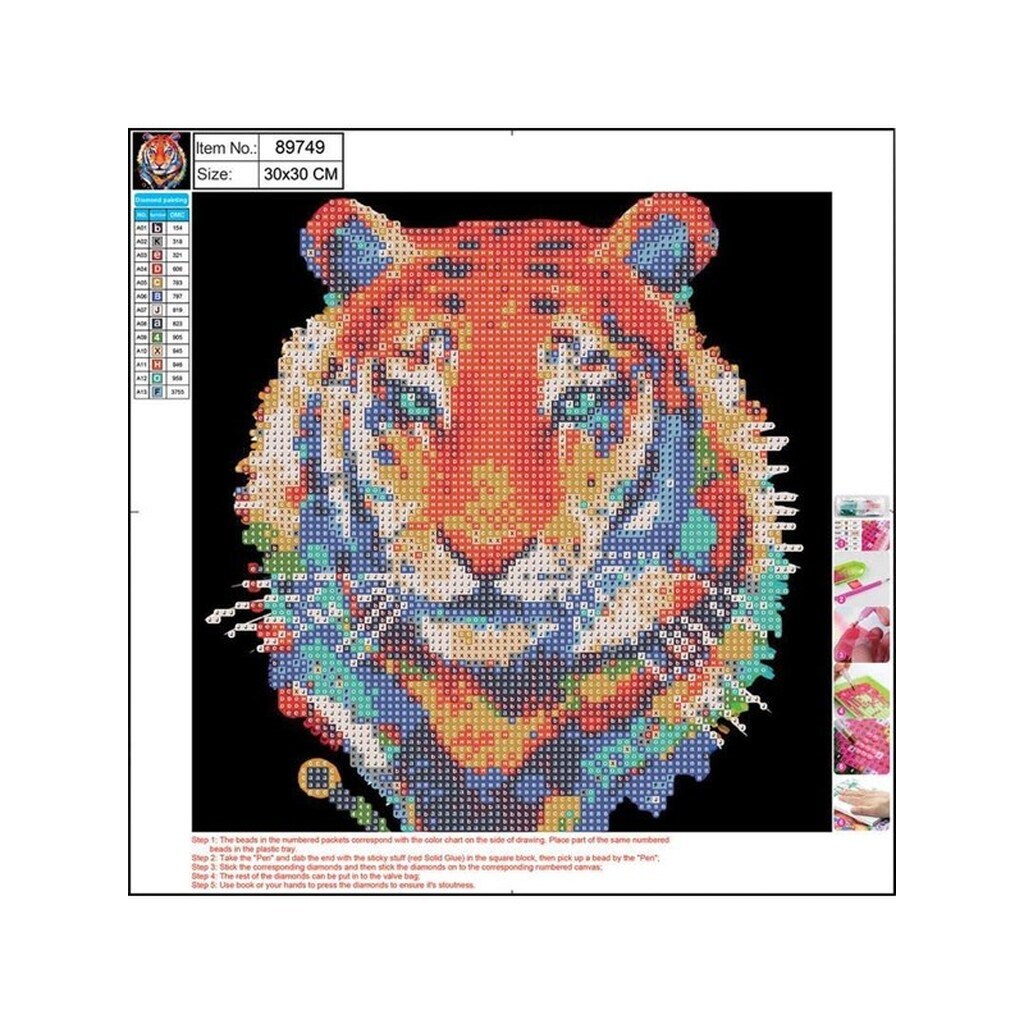 CENTRUM Diamond Painting 30*30cm. TIGER