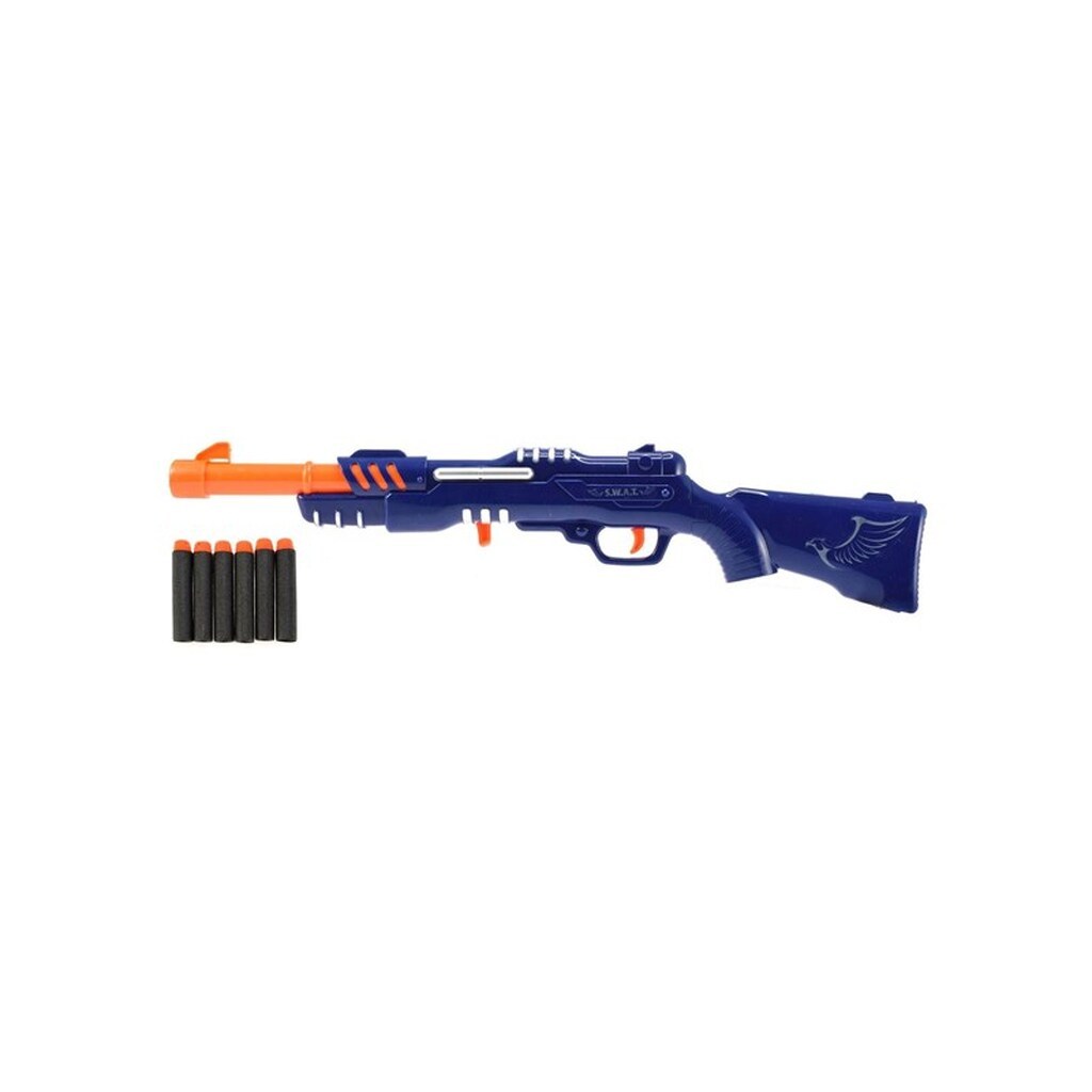 Toi-Toys - Police Rifle Blue with 6 Foam Arrows