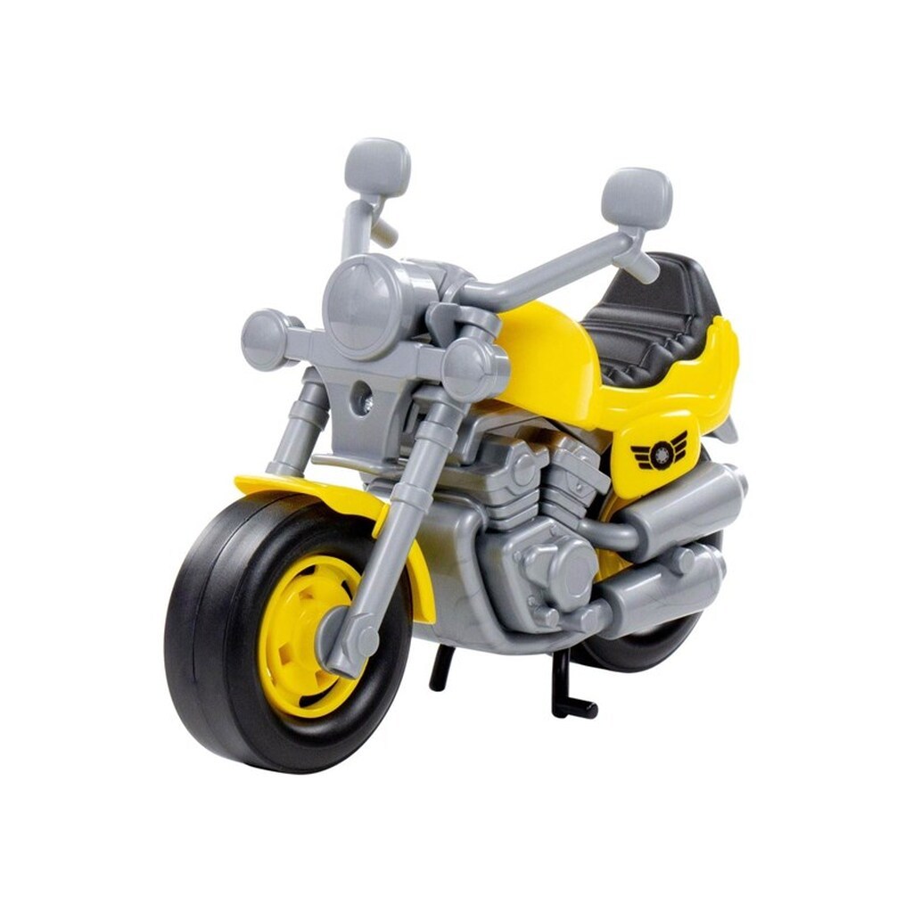 Cavallino Toys Cavallino Race Motorbike Yellow 25cm