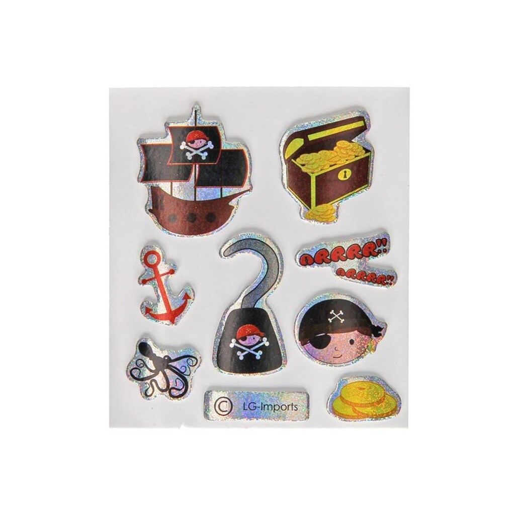 LG-Imports Stickers Pirates Glittering (Assorted)
