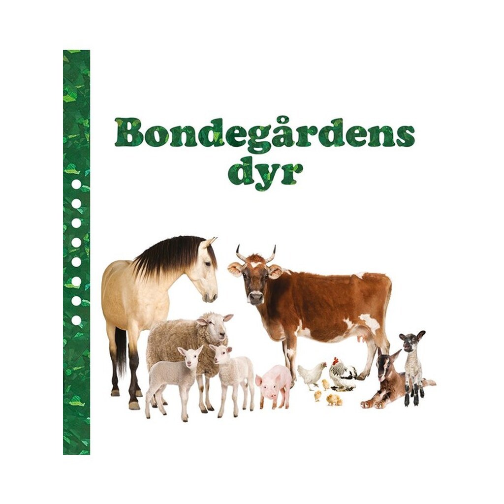Bondegårdens dyr - Børnebog - Papbog