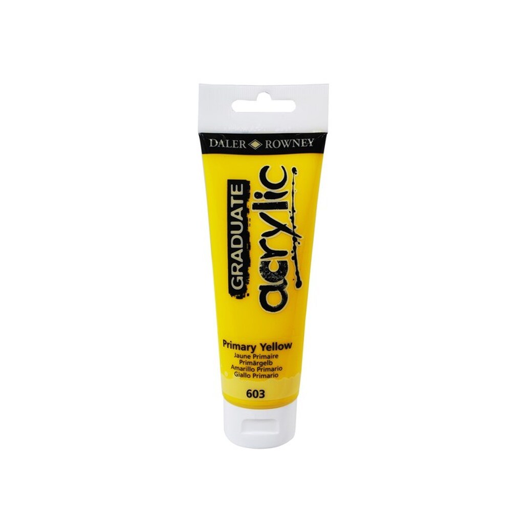 Daler-Rowney Graduate Acrylic 120 ml Primary Yellow