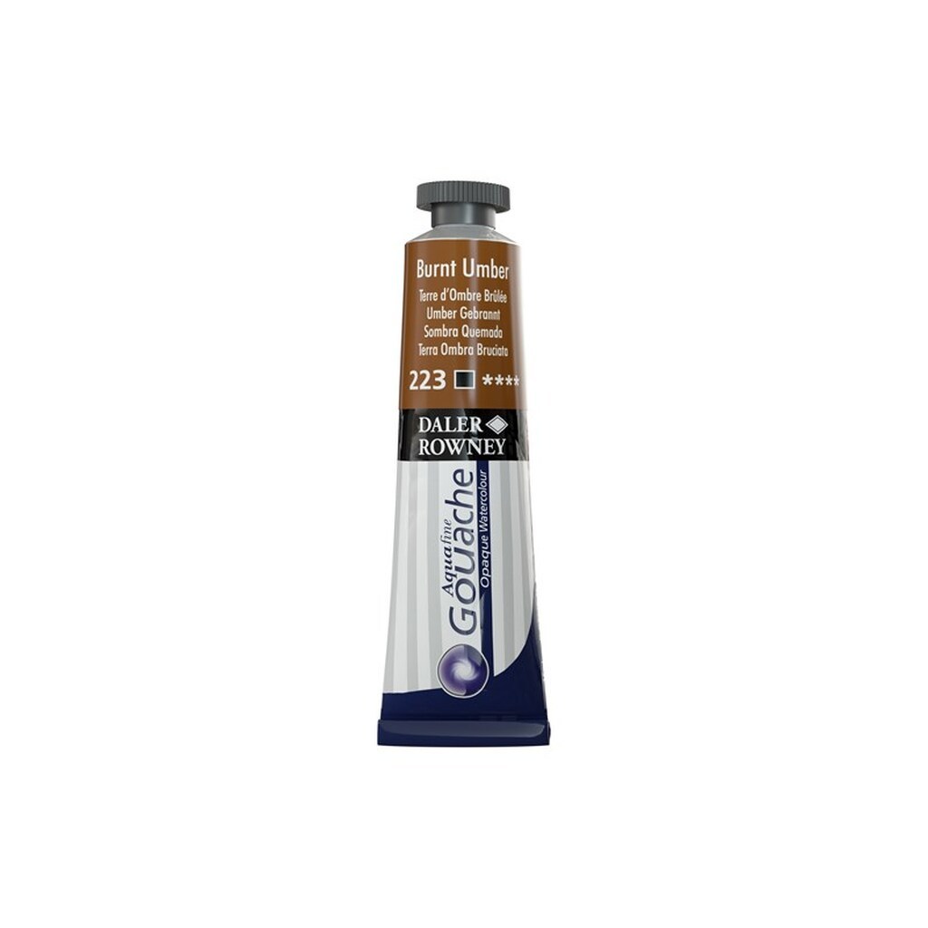 Daler-Rowney Aquafine Gouache 15ml Burnt Umber