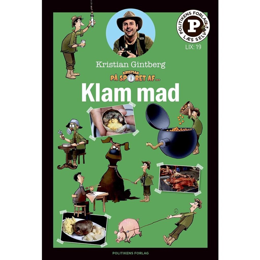 På sporet af klam mad - Læs selv-serie - Børnebog - Hardback