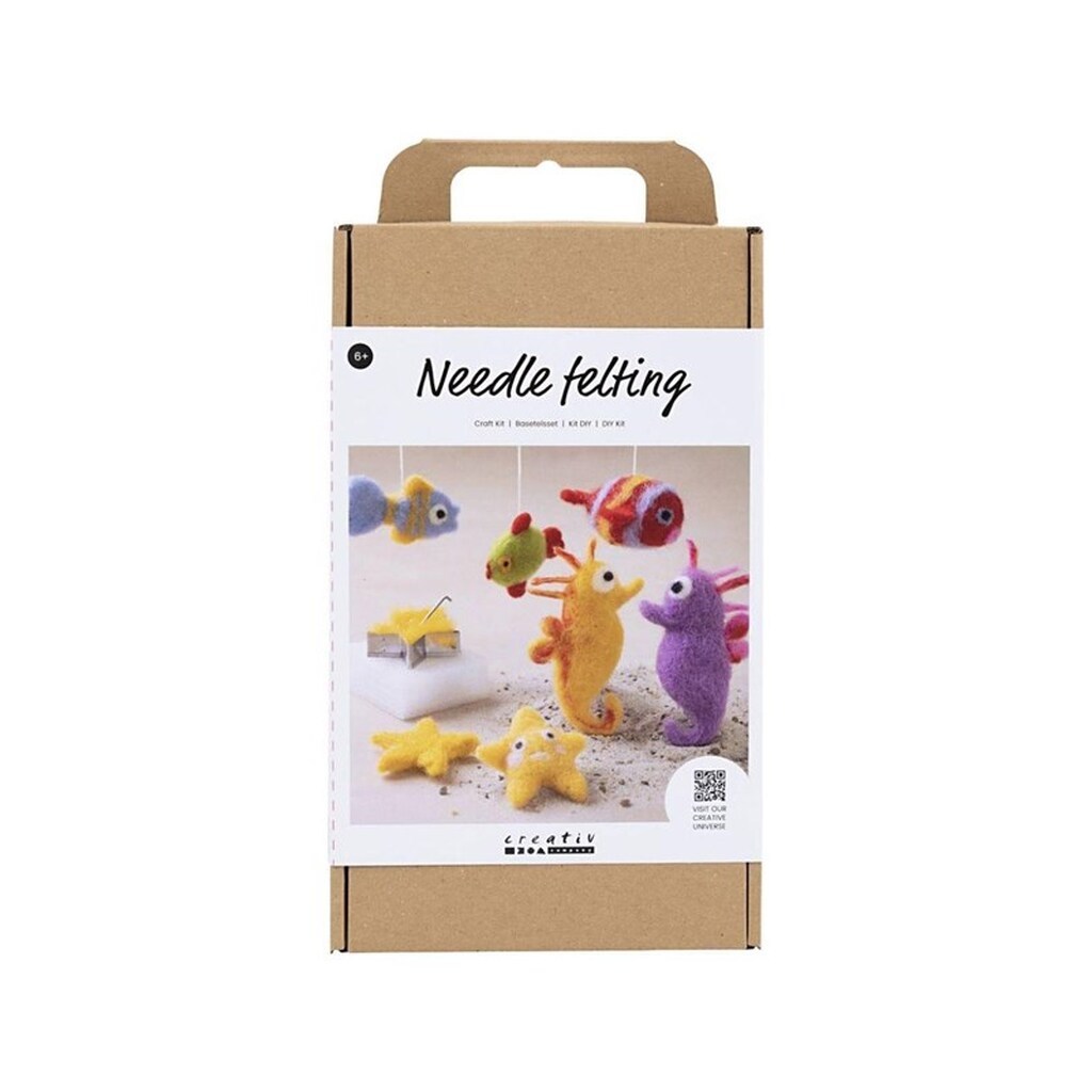 Creativ Company Craft Kit Needle Felting - Animals in Water