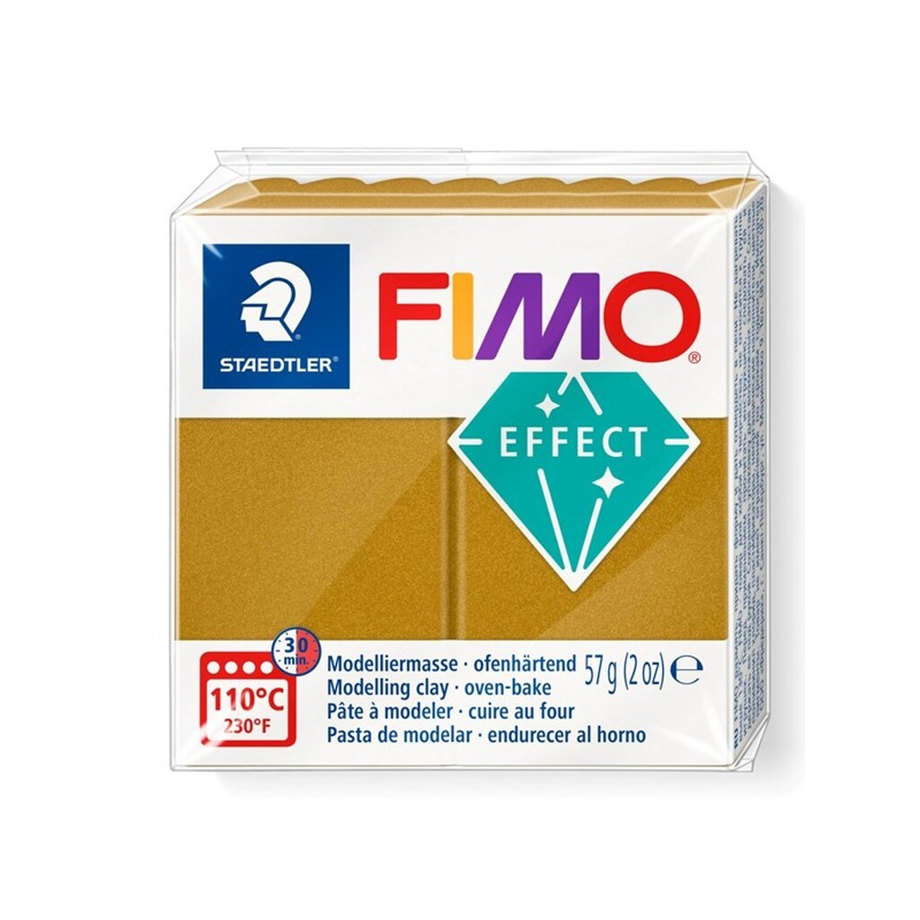Staedtler FIMO Effect modeller 57g. Guld Metallic