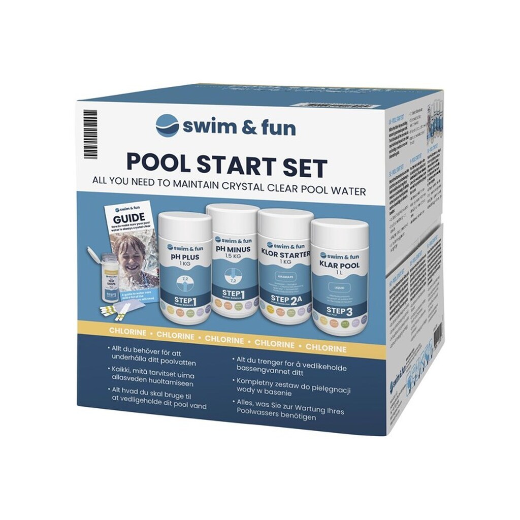 Swim &amp; Fun Pool Startsæt Klor