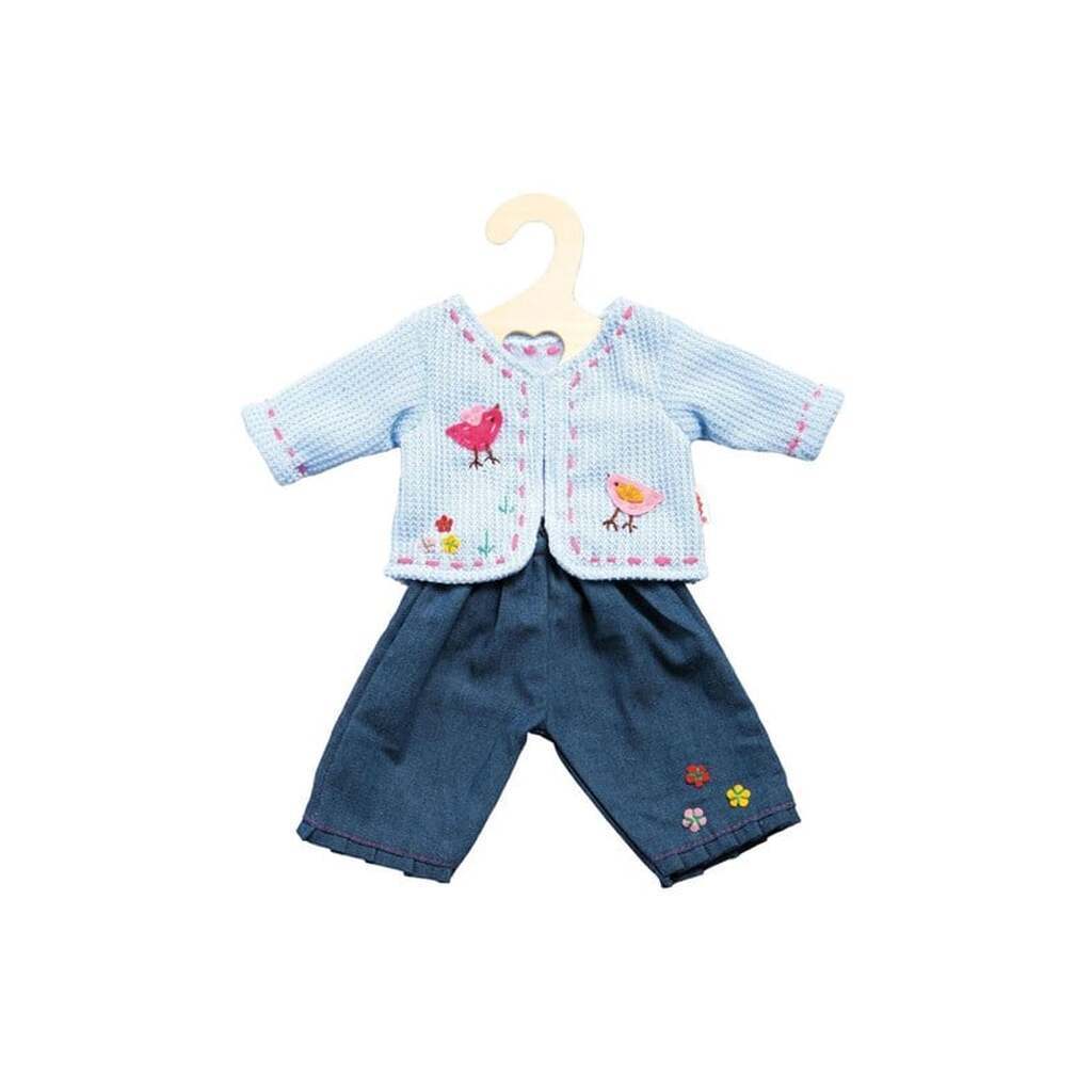 Heless Jacket with Jeans Blue/pink 28-35 cm - Assorted