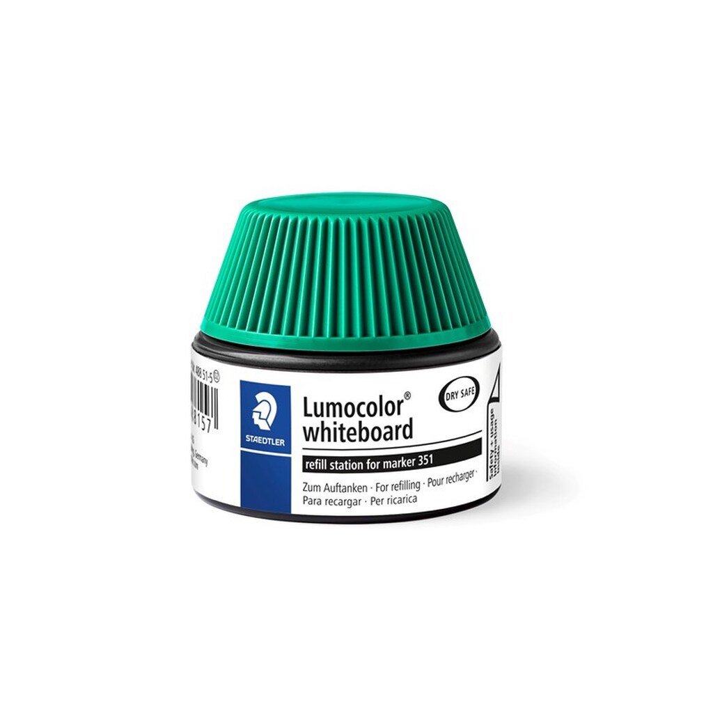 Staedtler REFILL, 4 STK, TIL LUMOCOLOR WB-marker 351/351 B GRØN