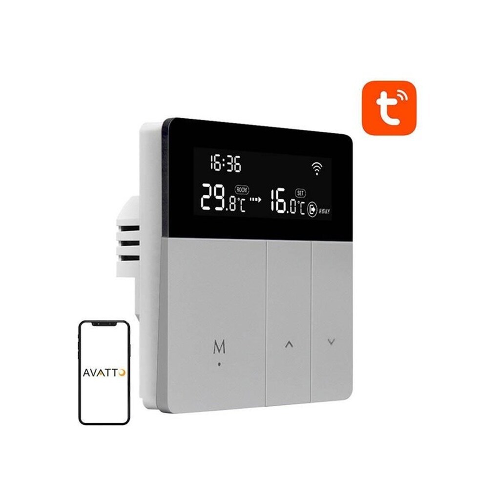 Avatto WT50 smart thermostat water heater 3A WiFi TUYA