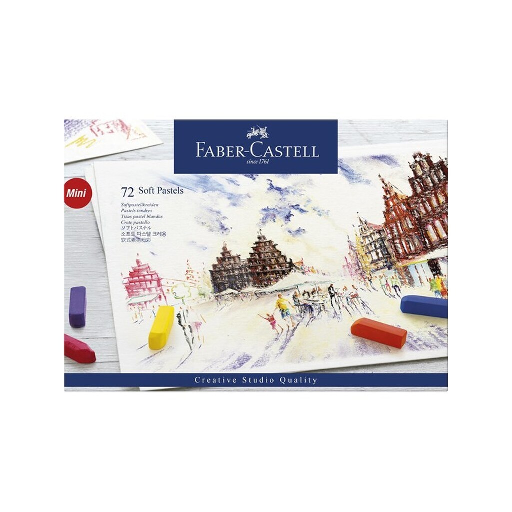 Faber Castell Soft pastels Mini cardboard box (72 pcs)