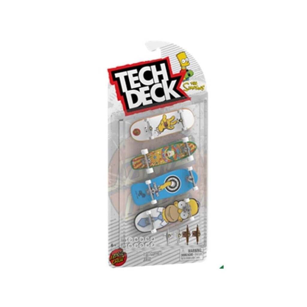 Tech Deck Skate 4 Pack Multipack - Simpsons