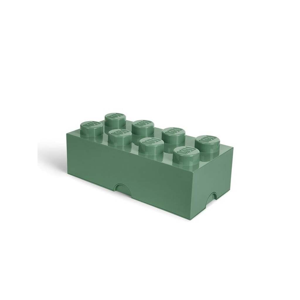 LEGO STORAGE BRICK 8 - SAND GREEN