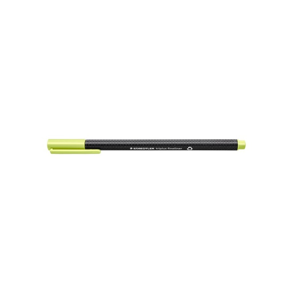 Staedtler TRIPLUS FINELINER rPP, 10 stk LIME GRØN