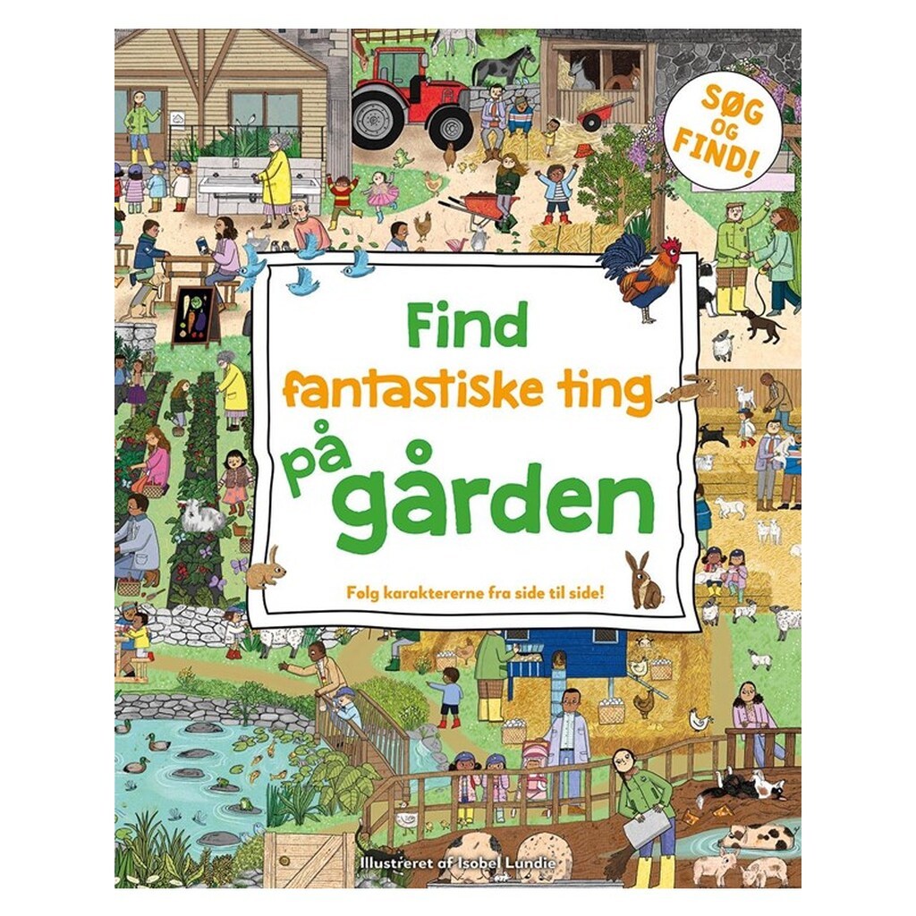 Find fantastiske ting på gården - Børnebog - Board books