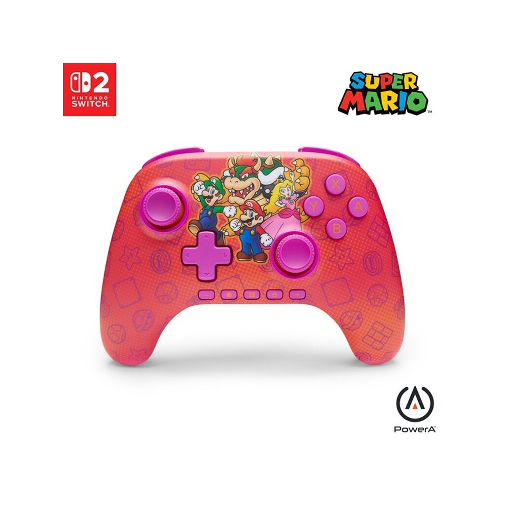 PowerA Advantage trådløs controller til Nintendo Switch 2 - Mario and Friends, officielt licenceret