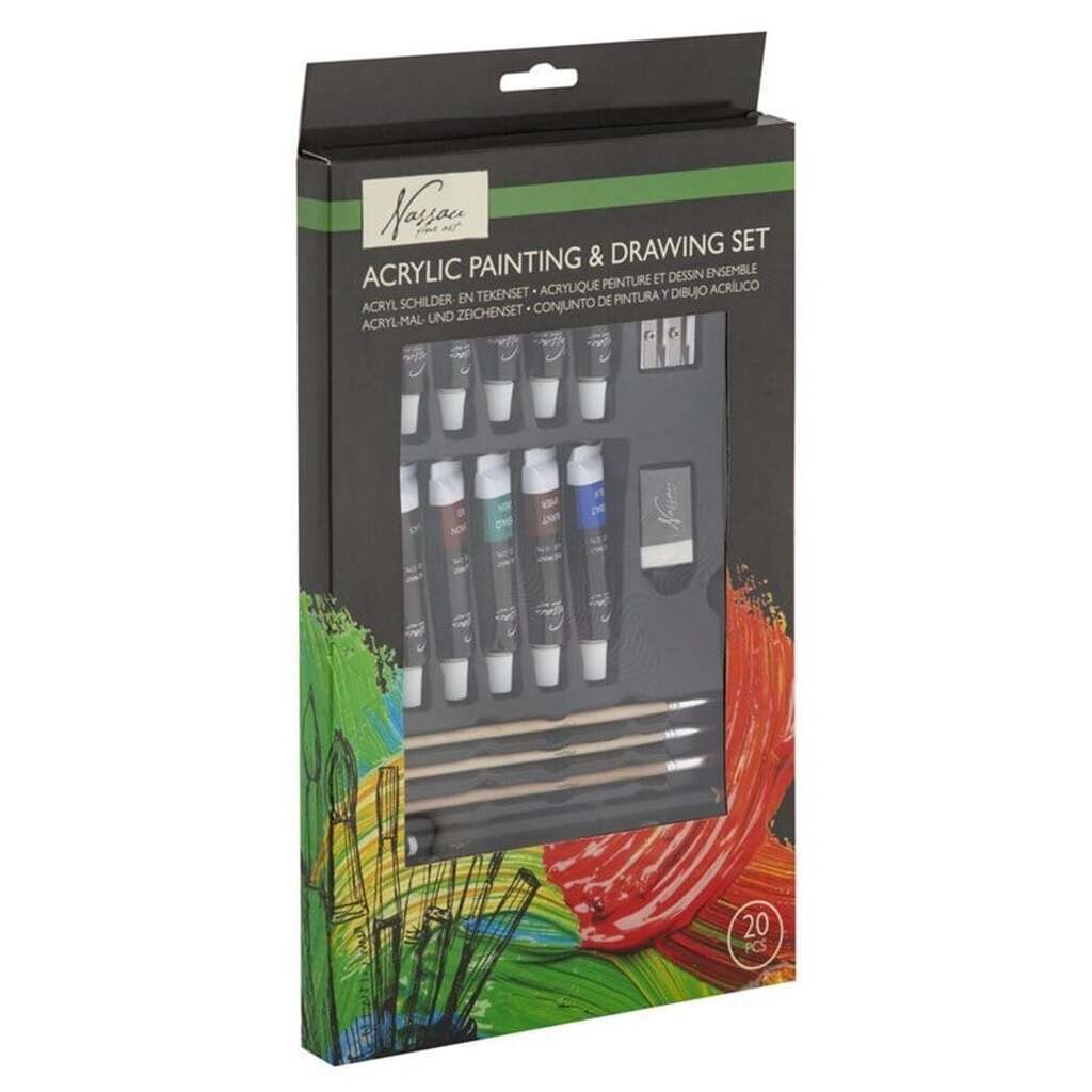 Nassau Painting and drawing set 20pcs (AR0703/GE
