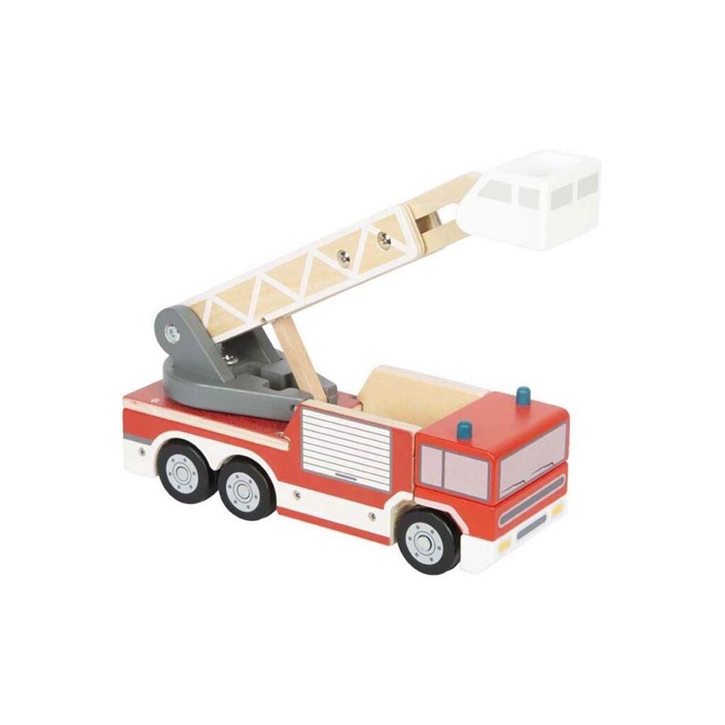 Small Foot - Wooden Fire Truck with Rotating Ladde