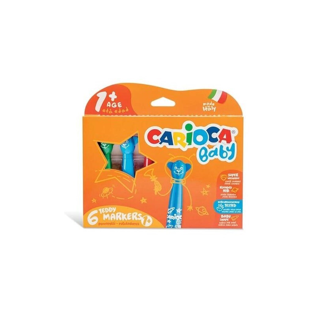 Carioca - Marker w/baby handle (6pcs)