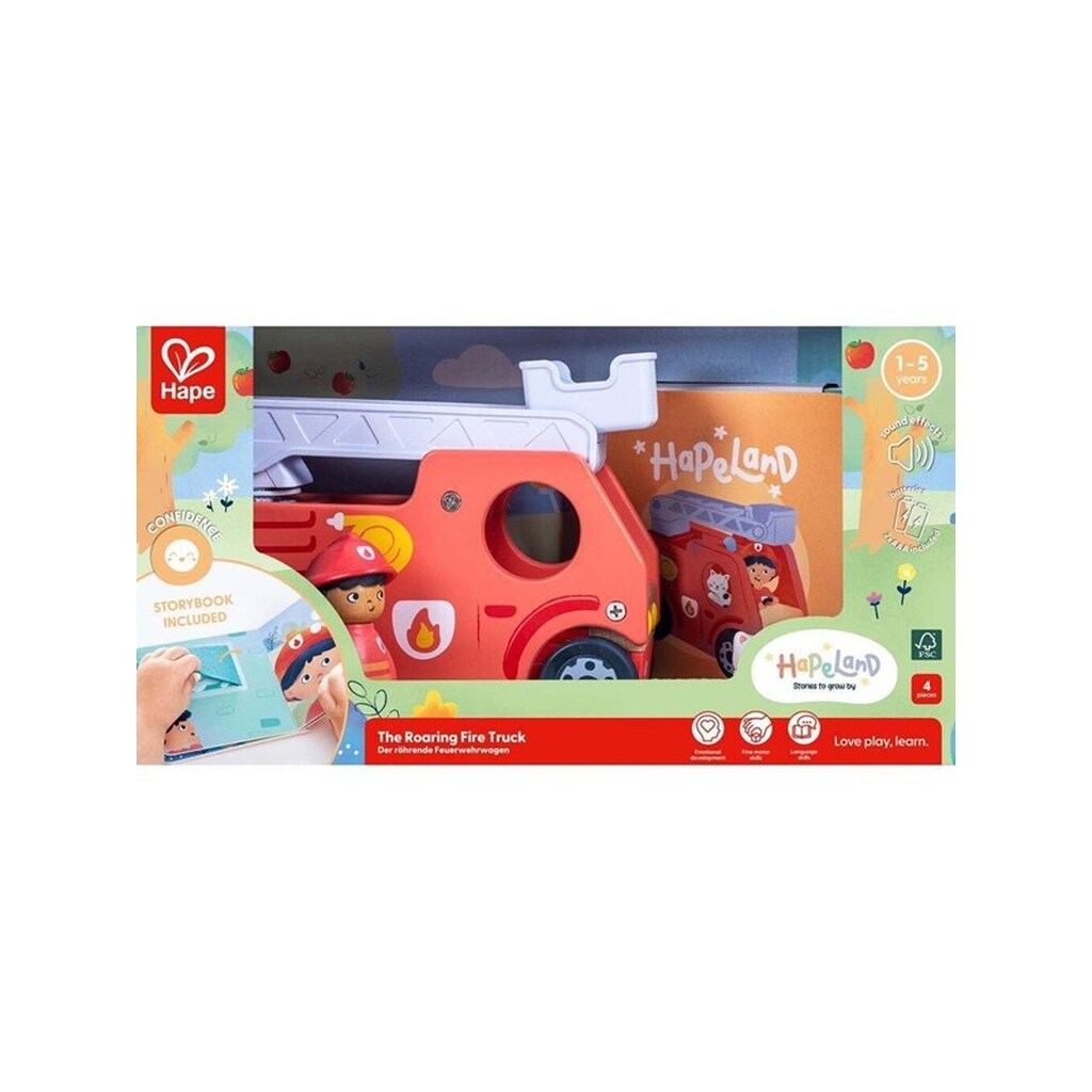 Hape The Roaring Fire Truck With Sound