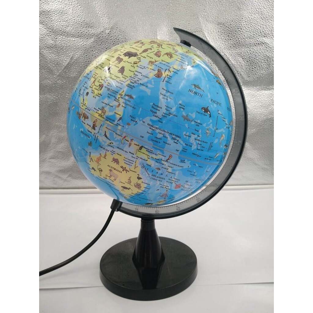 Science Globus med Dyr og Lys 20 cm