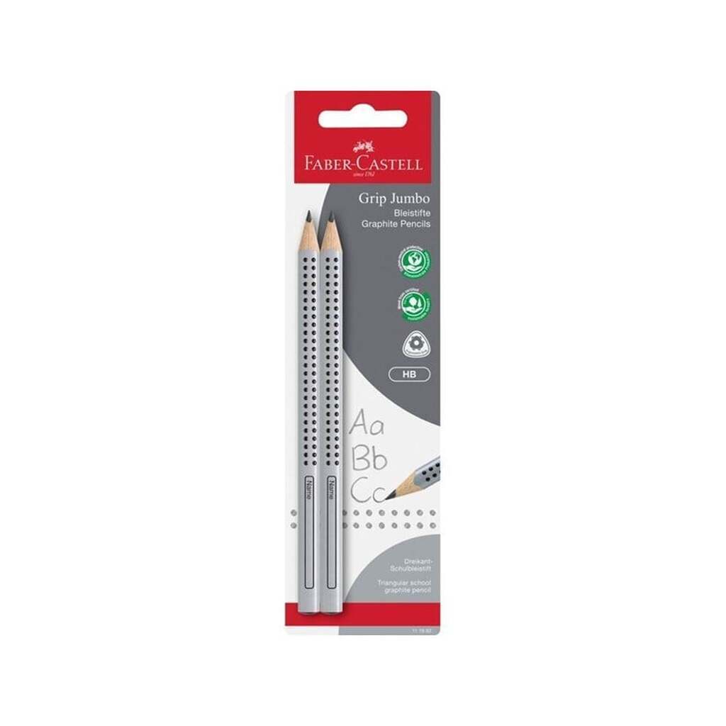 Faber-Castell Jumbo Grip graphite pencil HB 2 pieces
