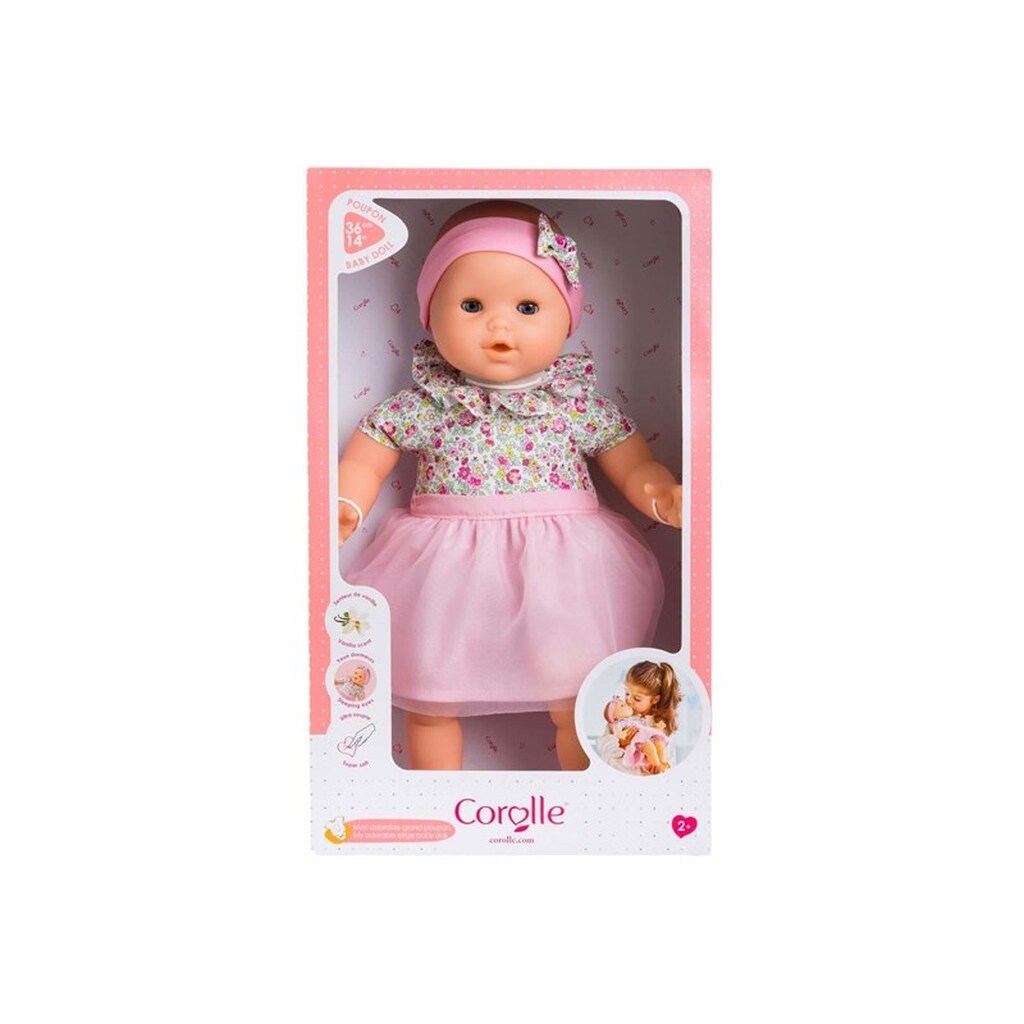 Corolle - Large Baby Doll with Flowers 36cm