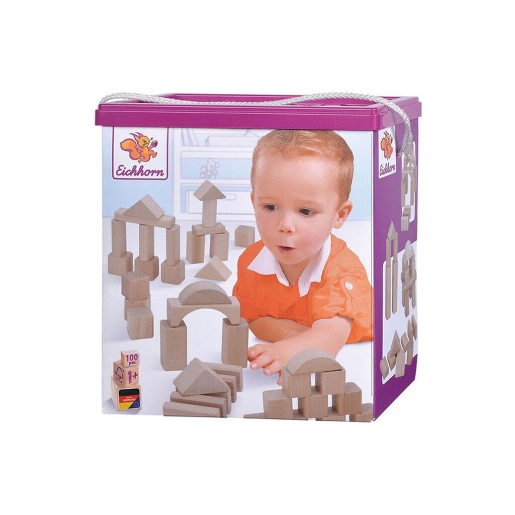 Eichhorn - Wooden Blocks 100pcs.