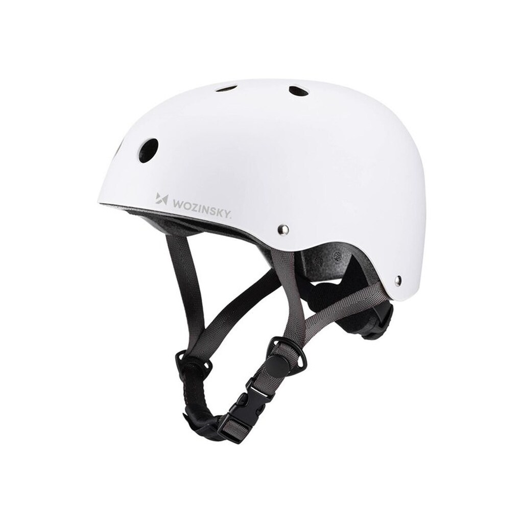 Wozinsky BMX Bicycle Helmet/Scooter Light 48-52 cm - White