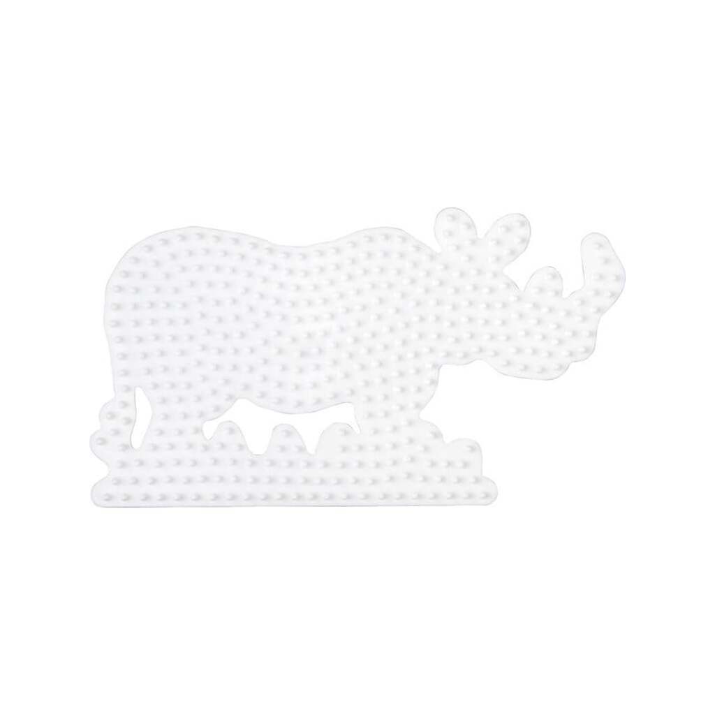 Hama Ironing Beads Pegboard-Rhino
