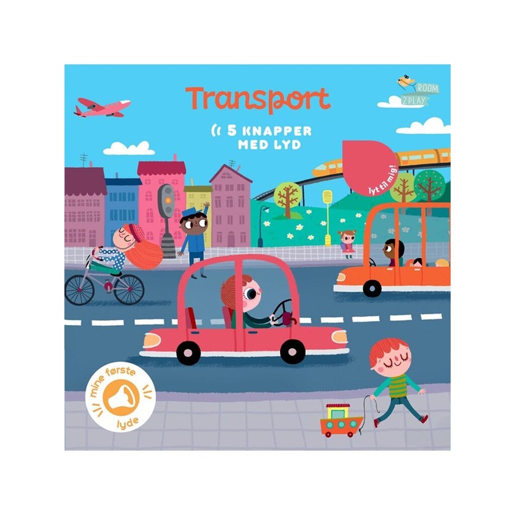 Pegebog med lyd - Transport - Børnebog - Board books