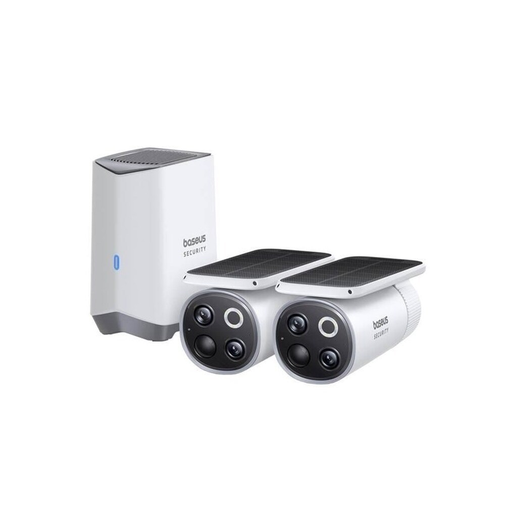 Baseus S1 Pro 3K Dual Outdoor Camera - White