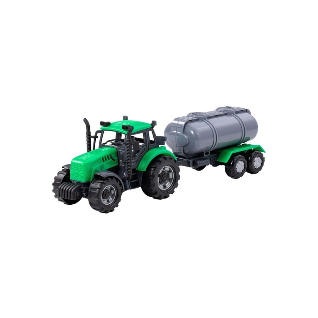 Cavallino Toys Cavallino Tractor with Tank Truck Green Scale 1:3