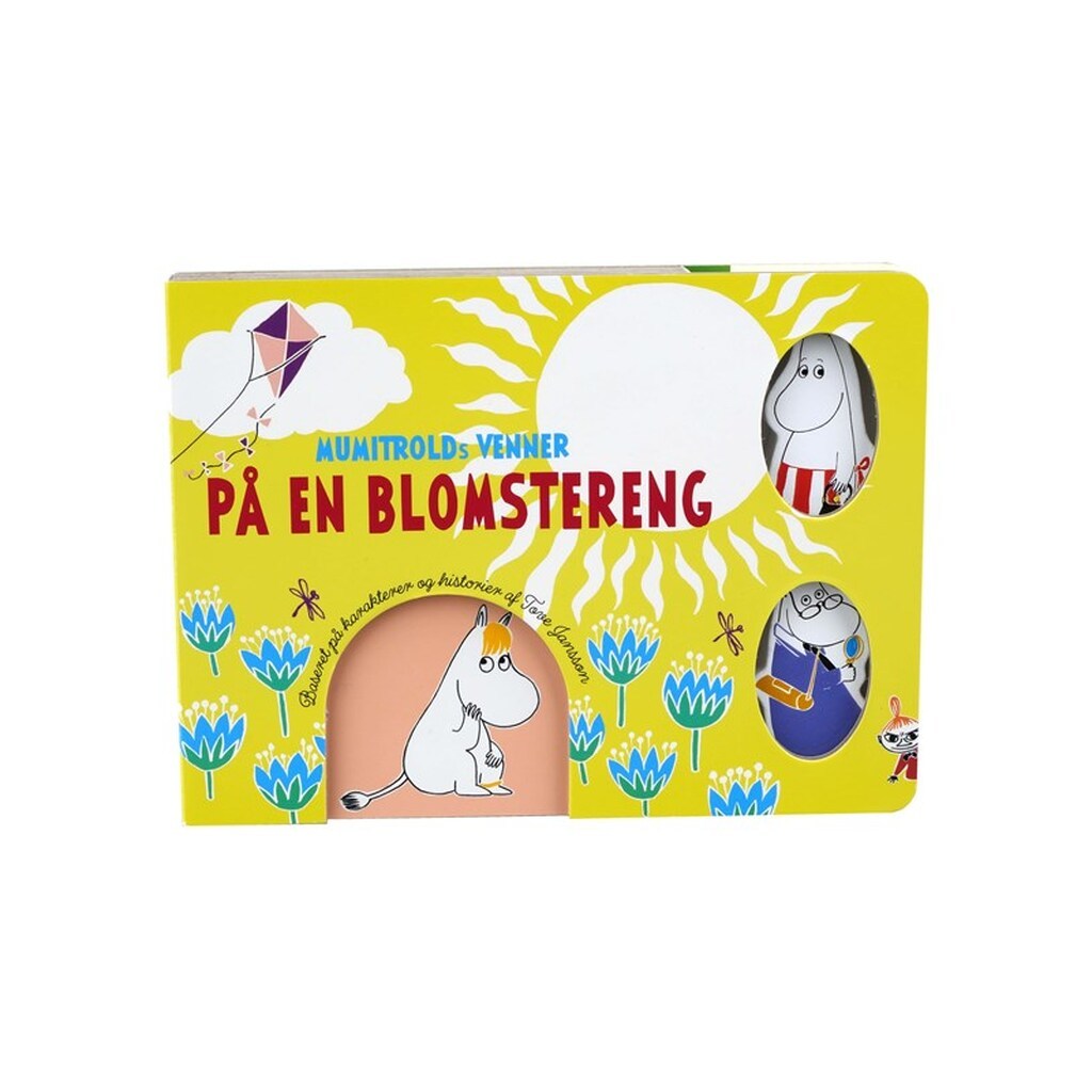 Mumitrolds venner - På en blomstereng - Børnebog - Papbog