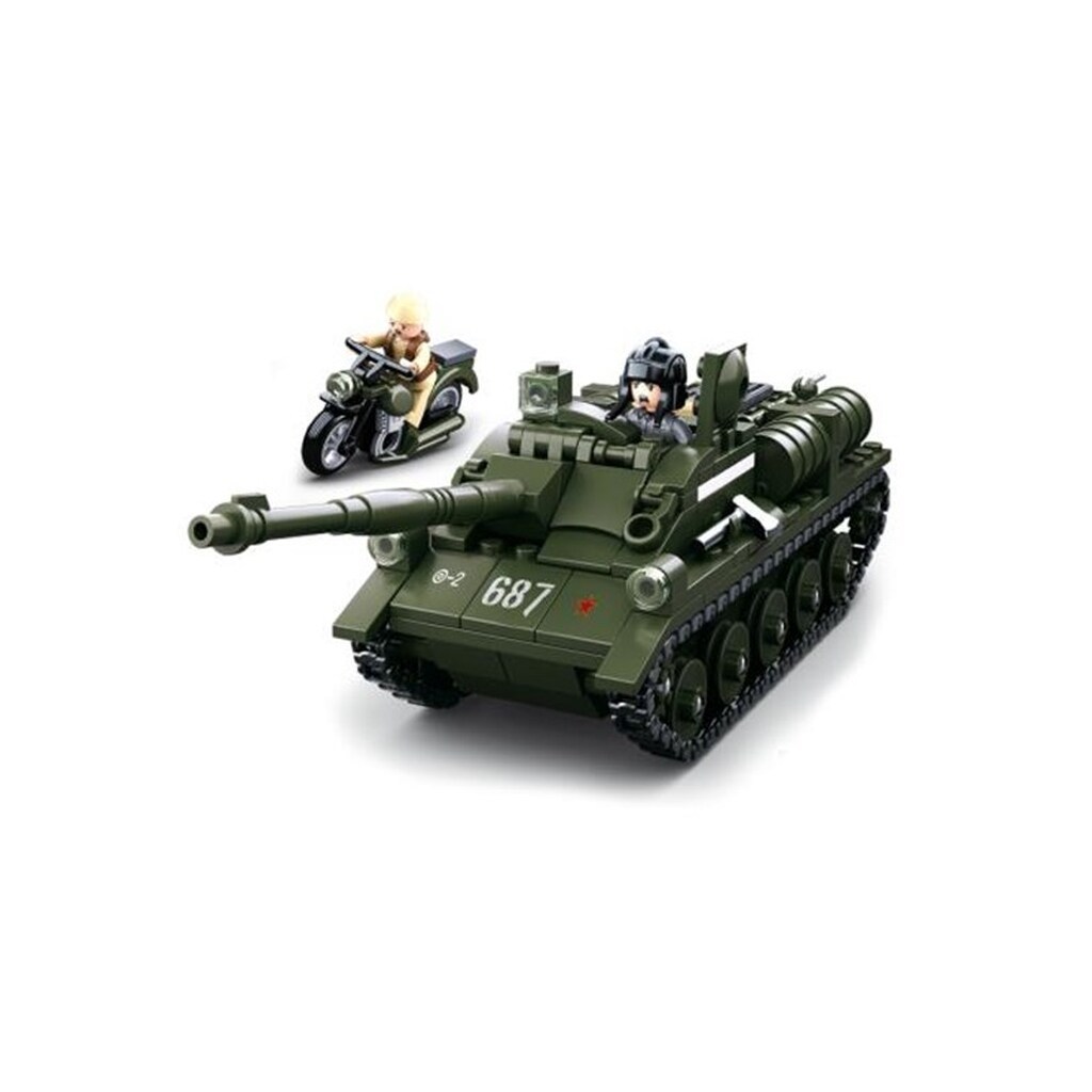 Sluban WWII - SU-85 Allied Anti-Tank Tank