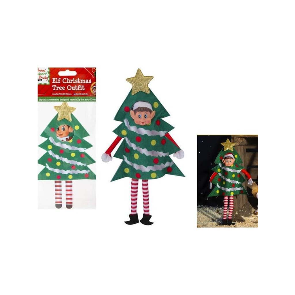 Elves Behavin' Badley Elf Christmas Tree Outfit